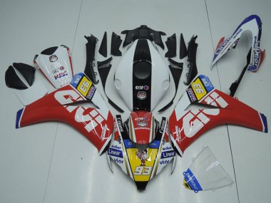 Affordable 2008-2011 Honda CBR1000RR Motorcycle Fairings - White Red Yellow Black Givi 93 Australia
