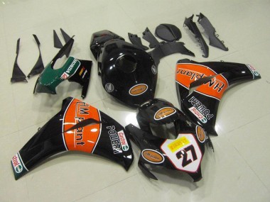 Affordable 2008-2011 Honda CBR1000RR Motorcycle Fairings - Glossy Black Orange HM Plant 27 Australia