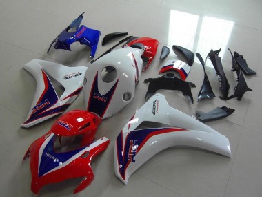 Affordable 2008-2011 Honda CBR1000RR Motorcycle Fairing - White Red Blue HRC Australia