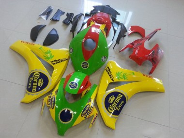 Affordable 2008-2011 Honda CBR1000RR Motorcycle Fairings - Yellow Green Red Black Corona Australia