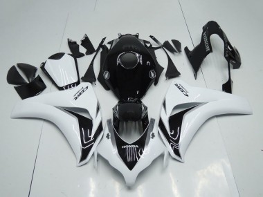 Affordable 2008-2011 Honda CBR1000RR Motorcycle Fairings Kit - White Glossy Black Australia