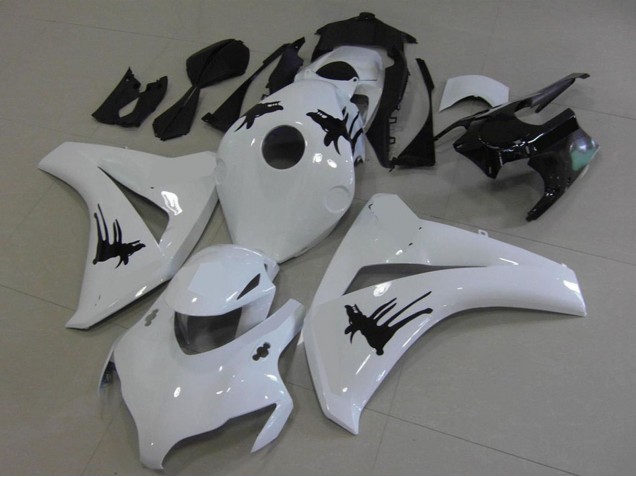 2008-2011 Honda CBR1000RR Motorcycle Fairings - White Black with Special Decals Australia