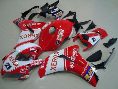 Affordable 2008-2011 Honda CBR1000RR Motorcycle Fairings - White Red Xerox 21 Australia