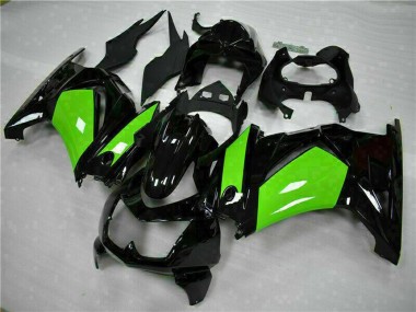 Affordable 2008-2012 Kawasaki EX250 Motorcycle Fairings - Glossy Black Green Australia