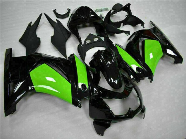 2008-2012 Kawasaki EX250 Motorcycle Fairings - Glossy Black Green Australia
