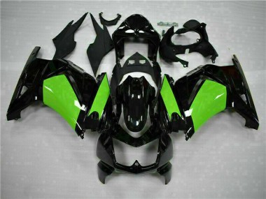 Affordable 2008-2012 Kawasaki EX250 Motorcycle Fairings - Glossy Black Green Australia