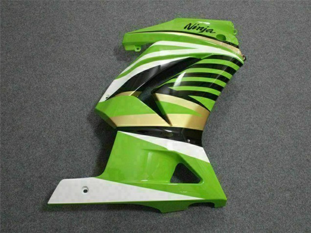 2008-2012 Kawasaki EX250 Motorcycle Fairing - Green White Black Australia