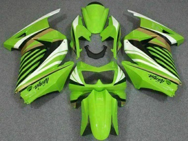 Affordable 2008-2012 Kawasaki EX250 Motorcycle Fairing - Green White Black Australia