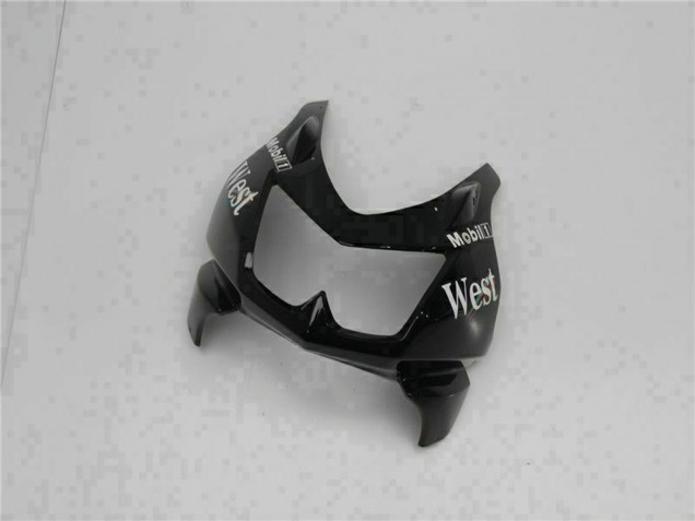 2008-2012 Kawasaki EX250 Motorcycle Fairings - Glossy Black White West Australia