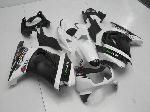 2008-2012 Kawasaki EX250 Motorcycle Fairings - White Black Green Australia