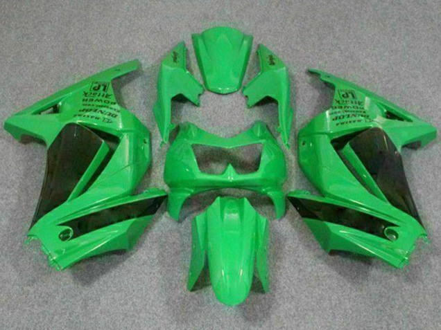 2008-2012 Kawasaki EX250 Motorcycle Fairings - Green Black Australia