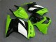 2008-2012 Kawasaki EX250 Motorcycle Fairings - Green White Black Australia