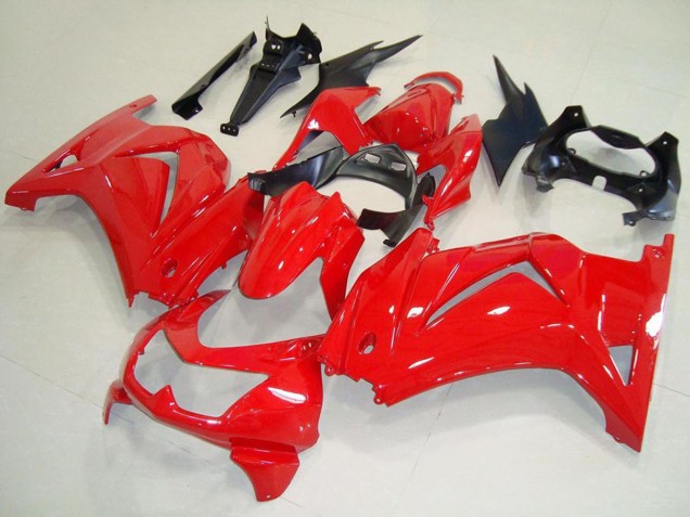 2008-2012 Kawasaki ZX250R Motorcycle Fairings - Red Black Australia