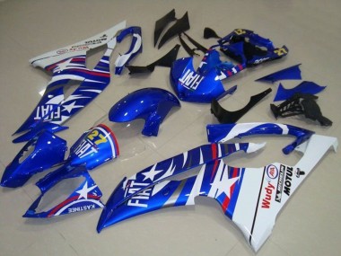 Affordable 2008-2016 Yamaha YZF R6 Motorcycle Fairings - White Blue Fiat Motul Michelin 27 Australia
