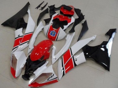 Affordable 2008-2016 Yamaha YZF R6 Motorcycle Plastics - White Red Glossy Black Australia