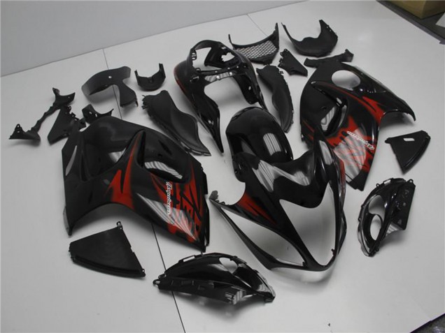 2008-2020 Suzuki GSXR 1300 Hayabusa Motorcycle Fairings - Glossy Black Red Australia