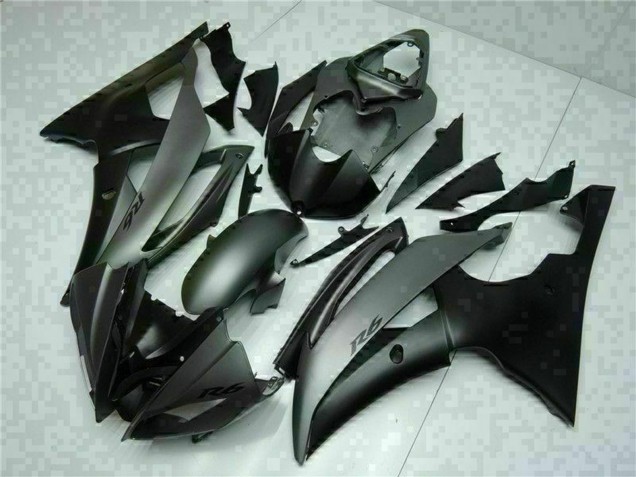 2008-2016 Yamaha YZF R6 Motorcycle Fairings - Grey Matte Black Australia