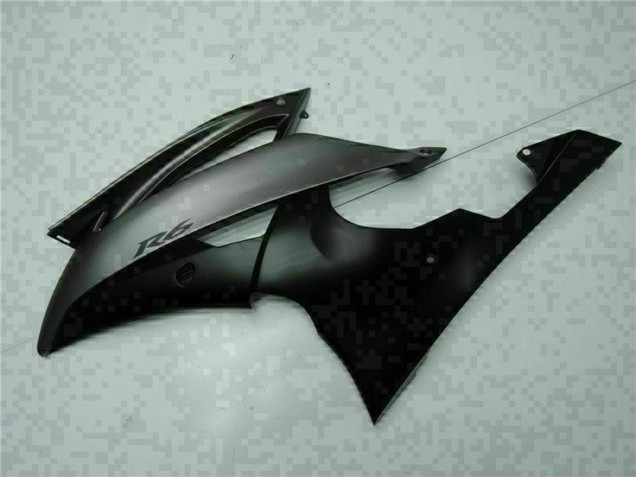 2008-2016 Yamaha YZF R6 Motorcycle Fairings - Grey Matte Black Australia
