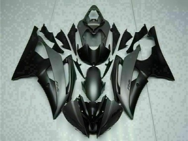 Affordable 2008-2016 Yamaha YZF R6 Motorcycle Fairings - Grey Matte Black Australia