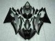 2008-2016 Yamaha YZF R6 Motorcycle Fairings - Grey Matte Black Australia