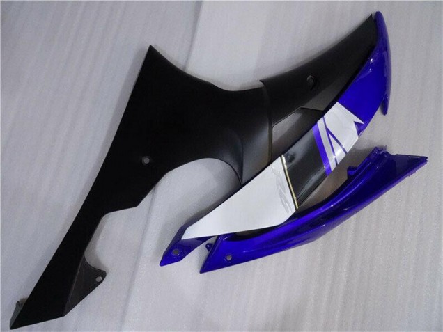 2008-2016 Yamaha YZF R6 Motorcycle Fairings - White Blue Matte Black Australia