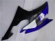 2008-2016 Yamaha YZF R6 Motorcycle Fairings - White Blue Matte Black Australia