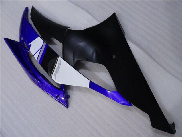 2008-2016 Yamaha YZF R6 Motorcycle Fairings - White Blue Matte Black Australia
