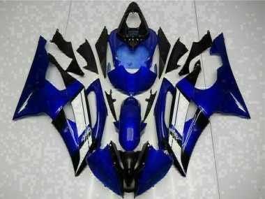 Affordable 2008-2016 Yamaha YZF R6 Motorcycle Fairings - Blue White Australia