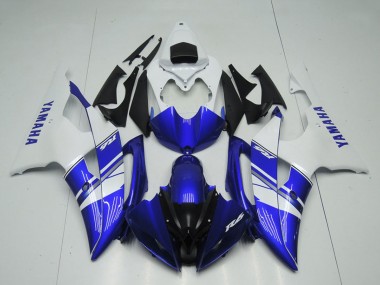Affordable 2008-2016 Yamaha YZF R6 Motorcycle Fairings - White Blue Black OEM Style Australia