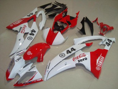 Affordable 2008-2016 Yamaha YZF R6 Motorcycle Fairings - White Red Cocacola 44 Australia