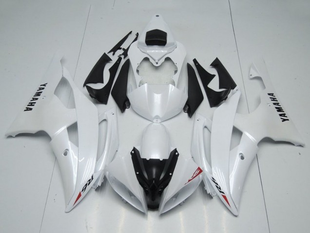 2008-2016 Yamaha YZF R6 Motorcycle Fairings - Glossy White Australia