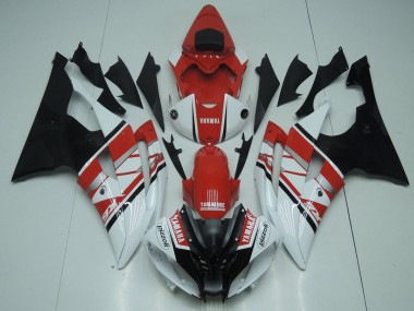Affordable 2008-2016 Yamaha YZF R6 Motorcycle Fairing - White Red Black Australia