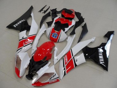 Affordable 2008-2016 Yamaha YZF R6 Bike Fairings - White Red Glossy Black Australia