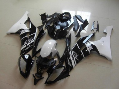 Affordable 2008-2016 Yamaha YZF R6 Motorcycle Fairing - White Glossy Black Australia