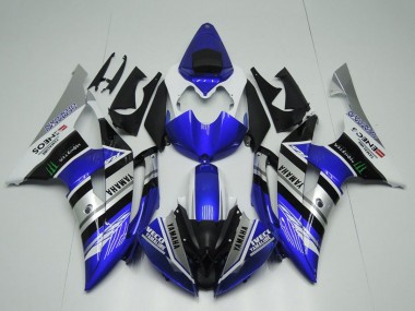 Affordable 2008-2016 Yamaha YZF R6 Motorcycle Fairings - White Blue Silver Black Monster ENEOS Yamalube Semakin Didepan Australia