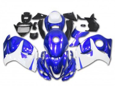 Affordable 2008-2020 Suzuki GSXR 1300 Hayabusa Motorcycle Fairings - Blue White Australia
