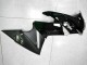 2009-2011 Kawasaki EX650 Motorcycle Fairings - Glossy Black White Decal Australia