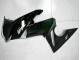 2009-2011 Kawasaki EX650 Motorcycle Fairings - Glossy Black White Decal Australia