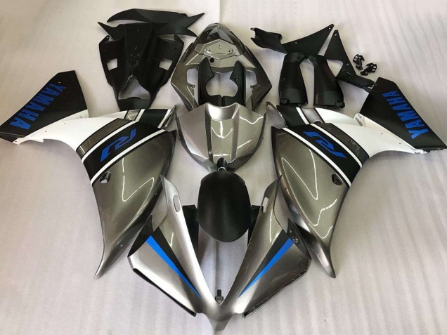 2009-2011 Yamaha YZF R1 Motorcycle Fairings - Silver White Blue Australia