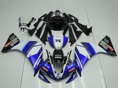 Affordable 2009-2011 Yamaha YZF R1 Motorcycle Fairings - White Blue Black Sterilgarda Australia