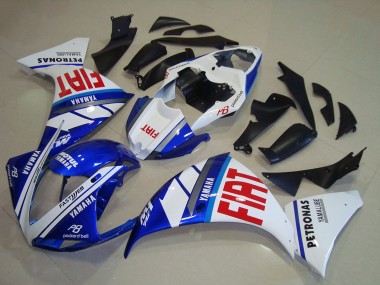 Affordable 2009-2011 Yamaha YZF R1 Motorcycle Fairings - White Blue Red Fiat Australia
