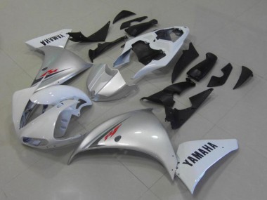 Affordable 2009-2011 Yamaha YZF R1 Motorcycle Fairings - White Silver Australia