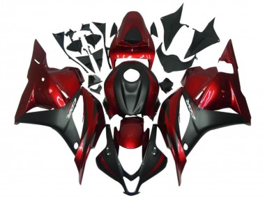 Affordable 2009-2012 Honda CBR600RR Motorcycle Fairings - Red Matte Black Australia