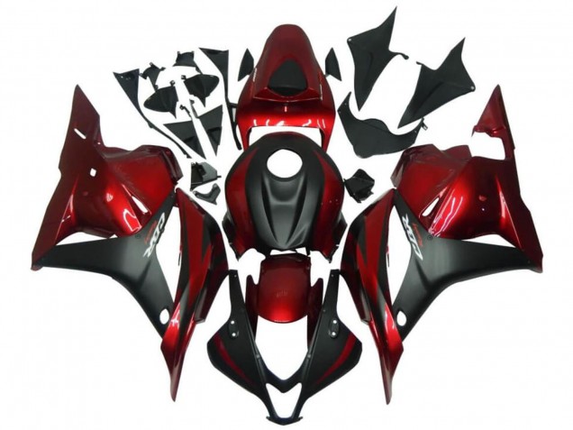 2009-2012 Honda CBR600RR Motorcycle Fairings - Red Matte Black Australia