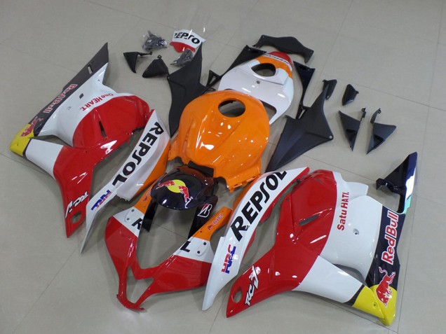 2009-2012 Honda CBR600RR Motorcycle Fairings - Orange White Red Yellow Blue Repsol HRC Red Bull Australia