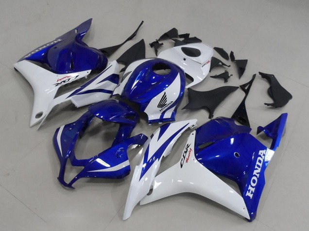 2009-2012 Honda CBR600RR Motorcycle Fairings - White Blue Australia