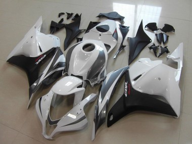 Affordable 2009-2012 Honda CBR600RR Motorcycle Fairings - White Grey Matte Black Australia