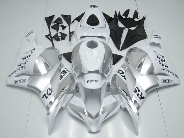 2009-2012 Honda CBR600RR Motorcycle Fairings - White Silver Black Repsol Australia