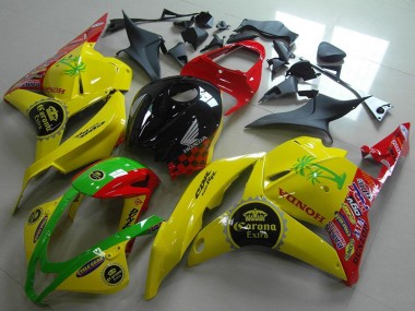 Affordable 2009-2012 Honda CBR600RR Motorcycle Fairings - Yellow Red Green Glossy Black Corona Extra Australia