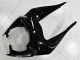 2009-2012 Kawasaki ZX6R Motorcycle Fairings - Glossy Black White Ninja Australia